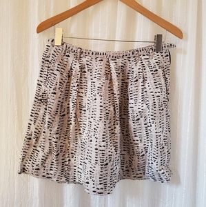 Madewell Linen birch print skirt